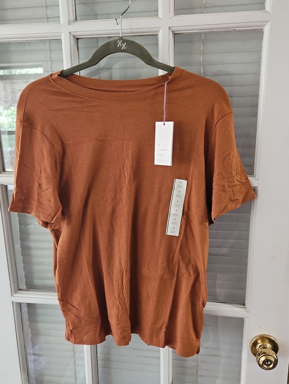 ❤️ NWT Women's Short Sleeve Tee - Rust. Sz M